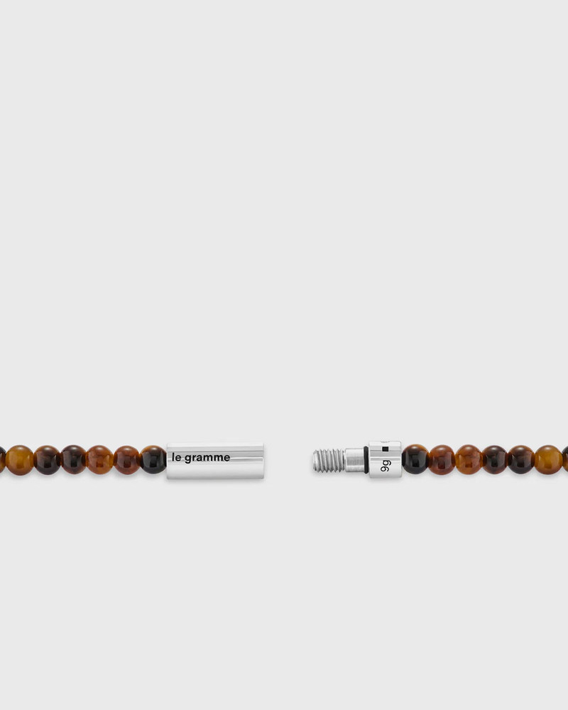 le gramme 11G TIGER EYE BEADS BRACELET outlook