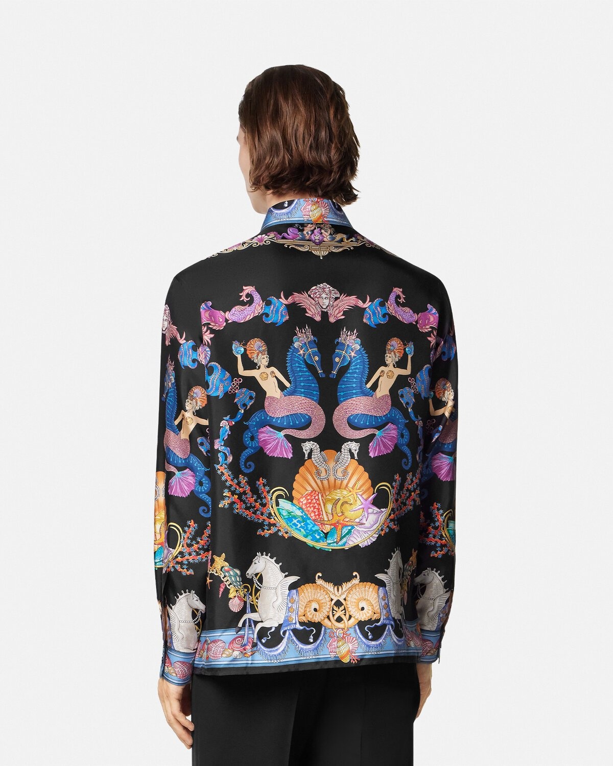 Coral Theatre Silk Shirt - 5