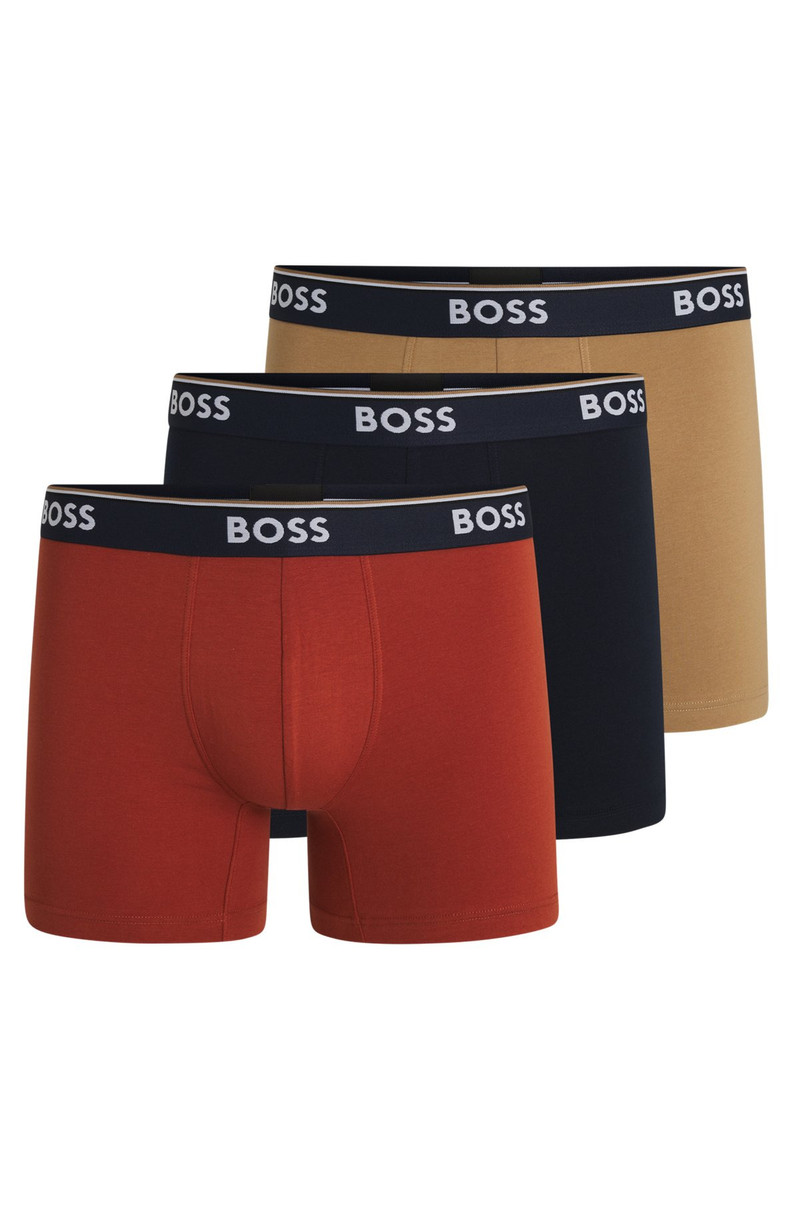 THREE-PACK OF STRETCH COTTON BOXER BRIEFS 1