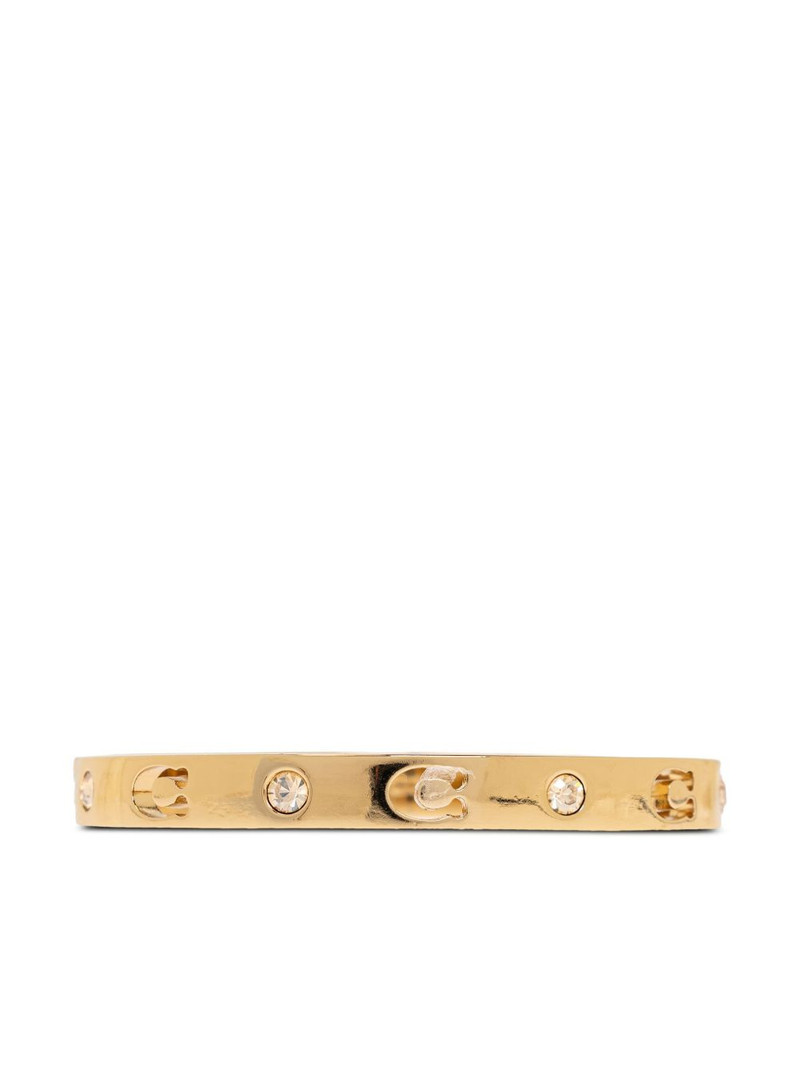 COACH crystal-embellished bracelet outlook