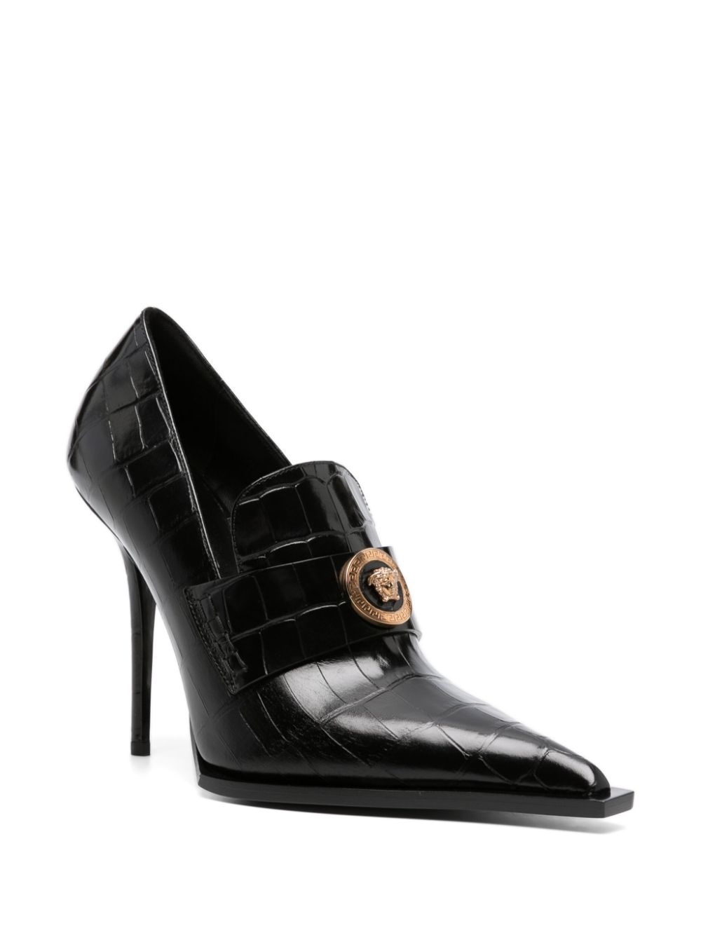 Medusa Head patent leather pumps - 2