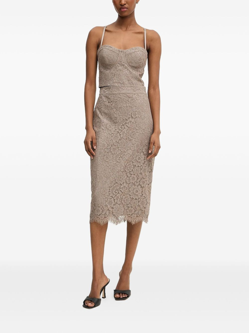 floral-lace skirt - 2