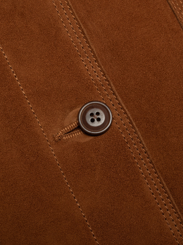 Peggy Suede Jacket Cognac - 7