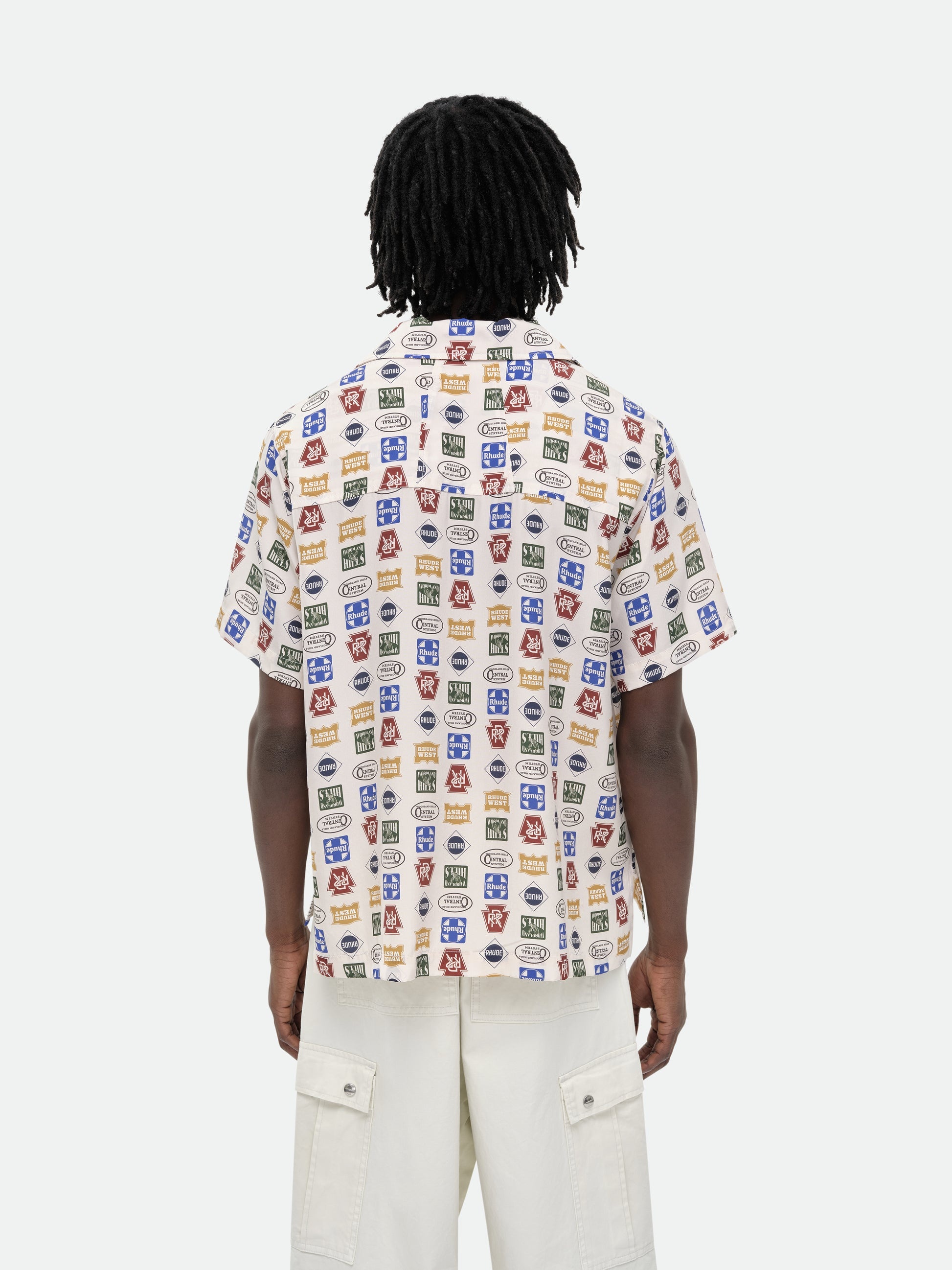 TRUCKER PRINT SILK SHIRT - 4