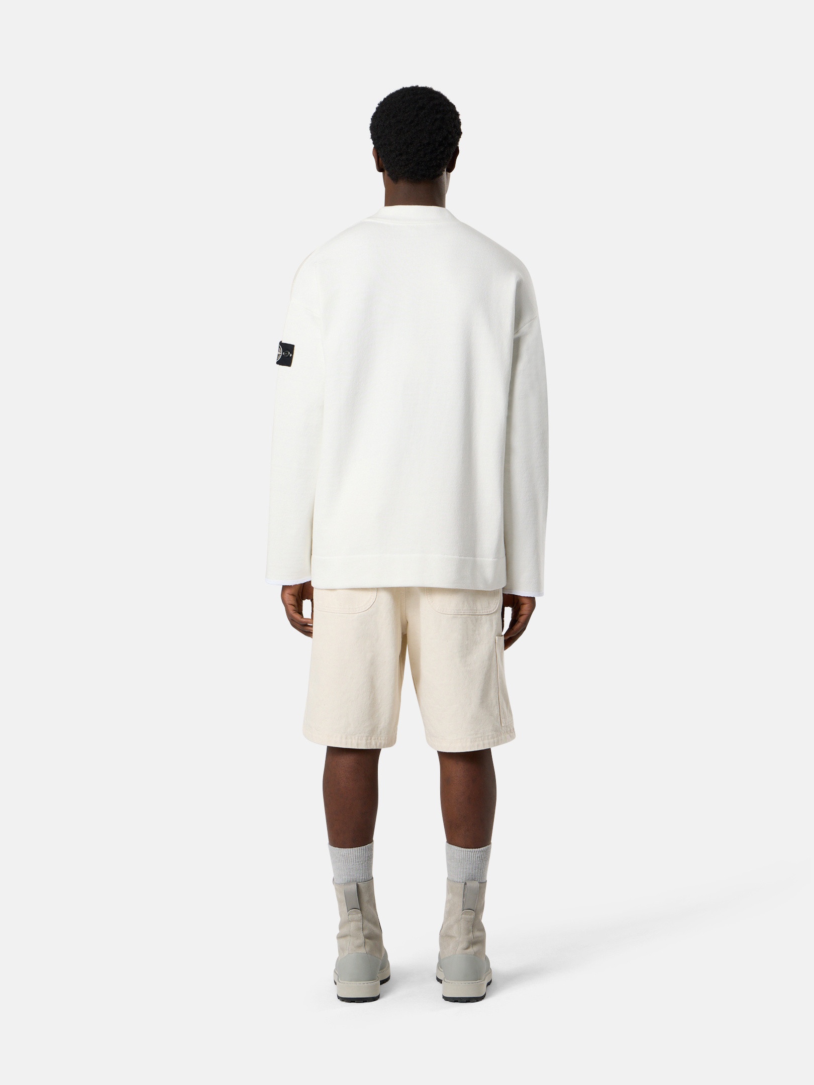 5100014 MIXED FABRIC COTTON_STONE ISLAND RAW BEAUTY - 6
