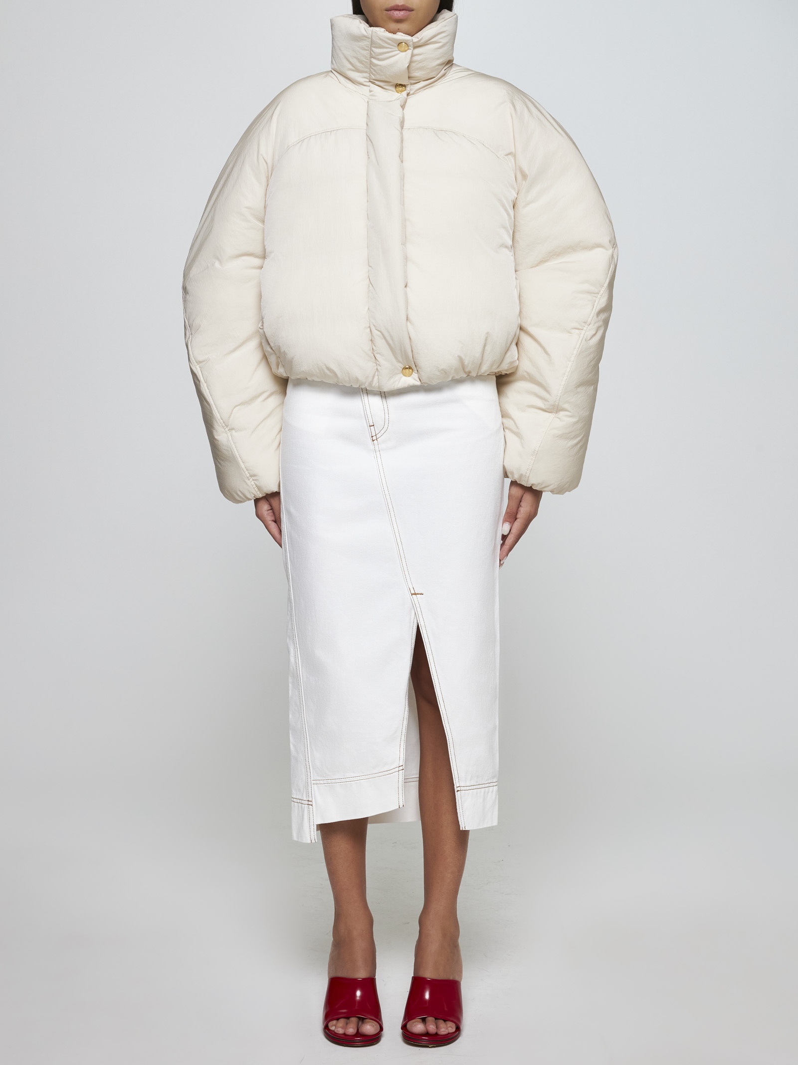 JACQUEMUS La Doudoune Courte Caraco down jacket