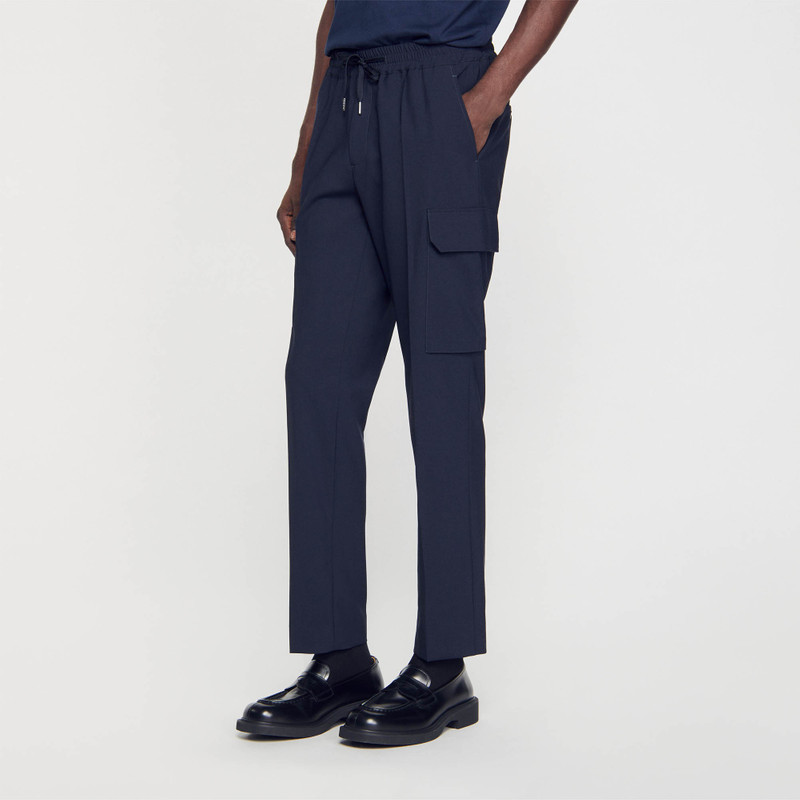 Elasticated cargo trousers 5