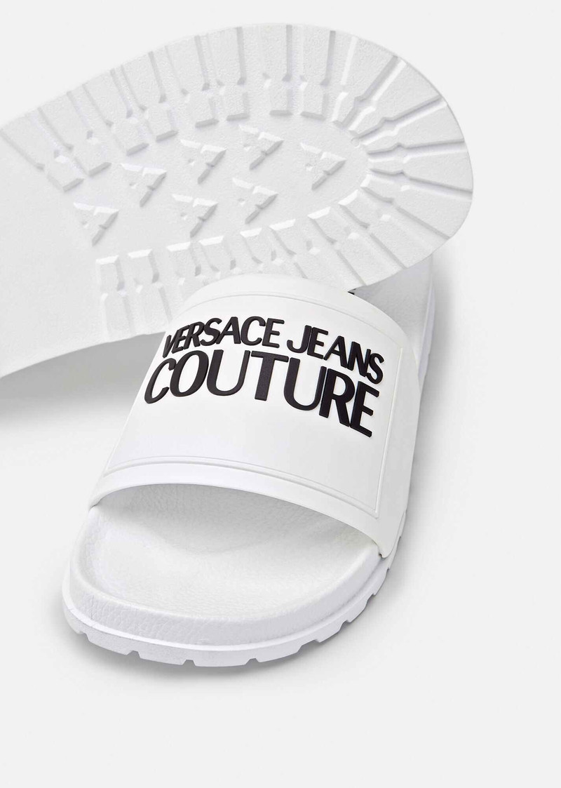 VERSACE JEANS COUTURE Logo Rubber Slides outlook