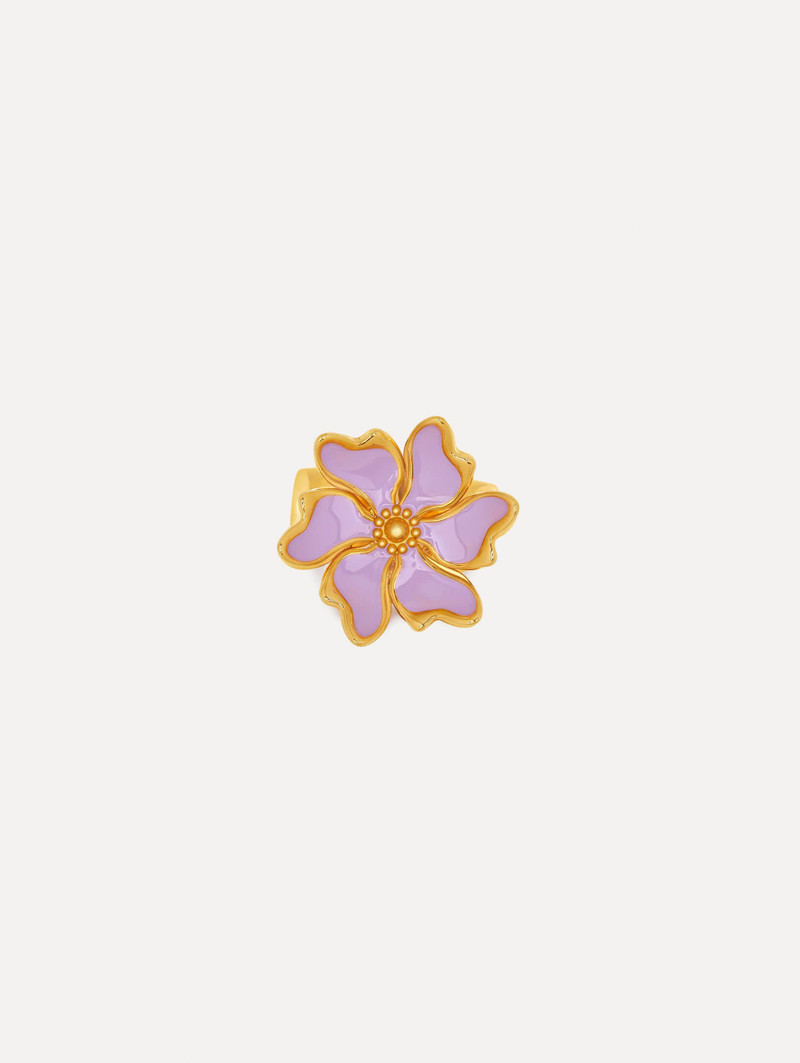 Oscar de la Renta ENAMEL CHERRY BLOSSOM RING outlook