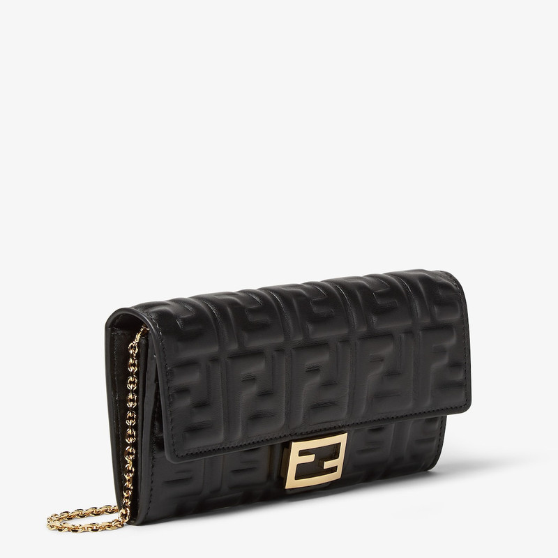 FENDI Black nappa leather wallet outlook