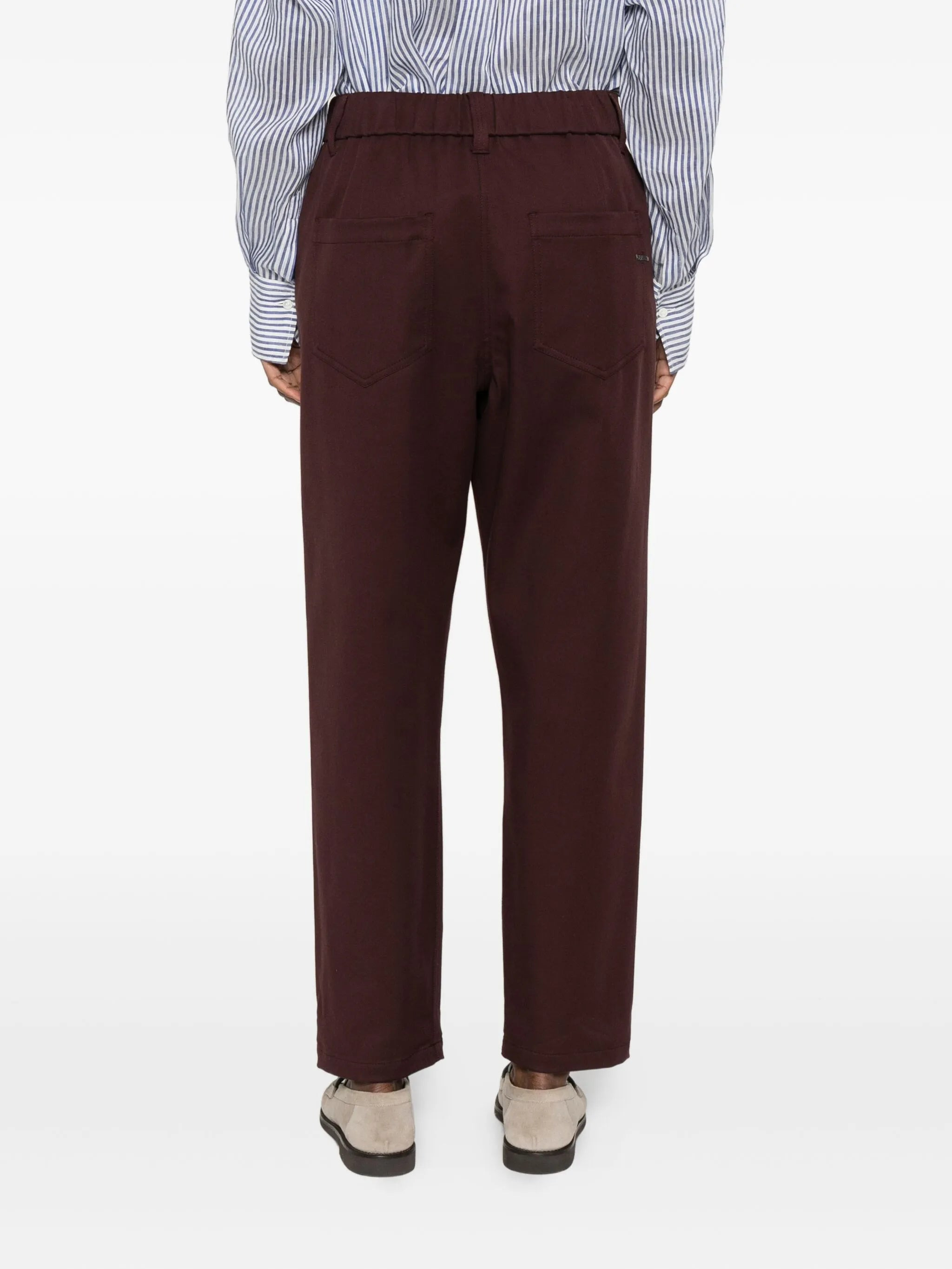 Brunello Cucinelli Elasticated-waist Pocket Trousers - 4