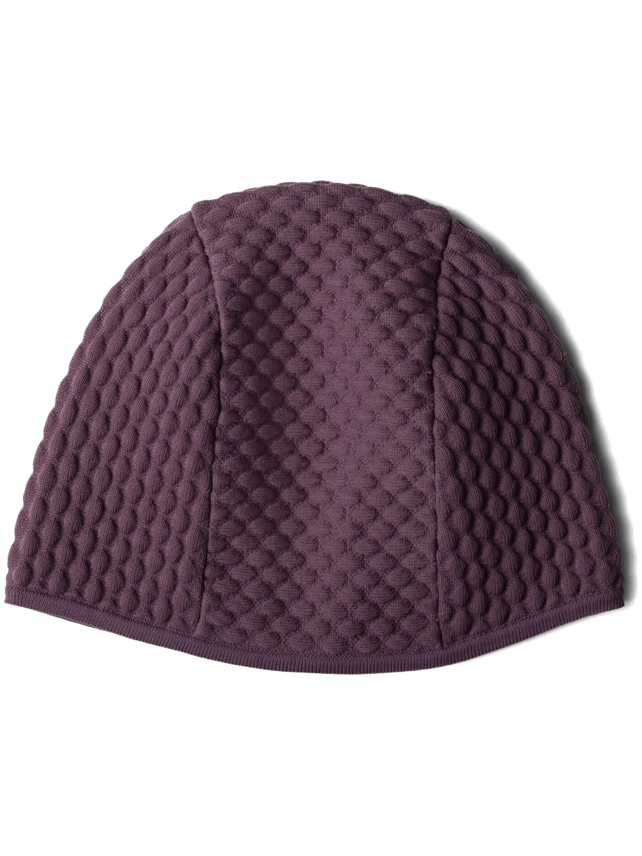 textured knitted cap - 1