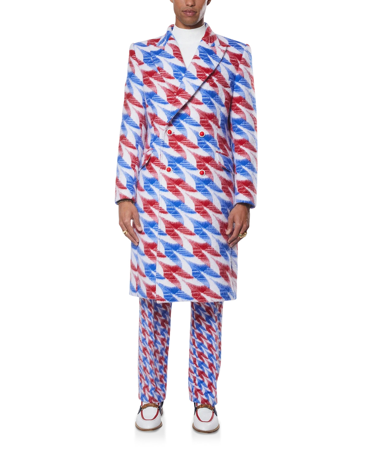 Aviation Houndstooth Brushed Jacquard Jacket - 2