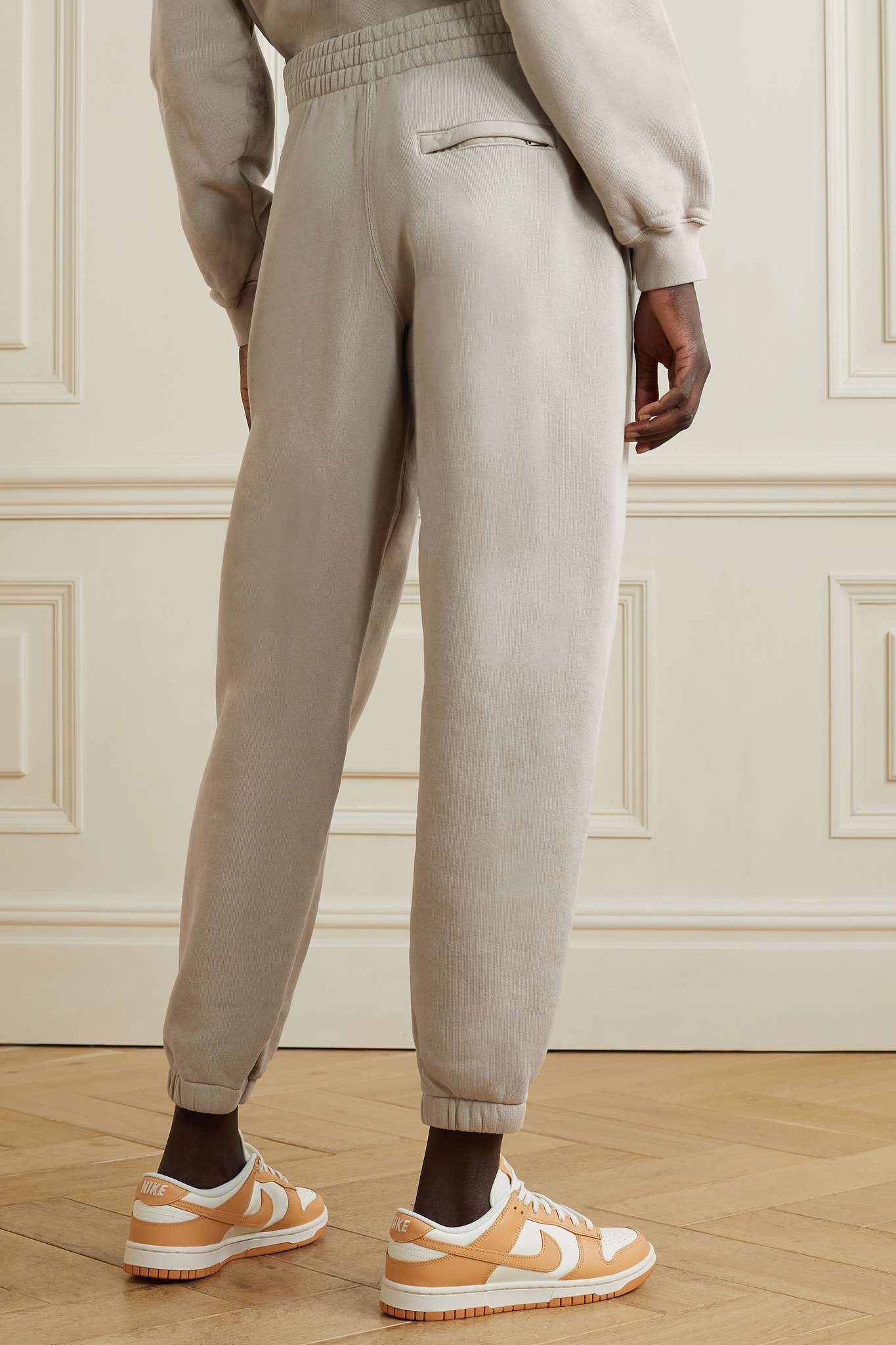 Cotton-jersey track pants - 3