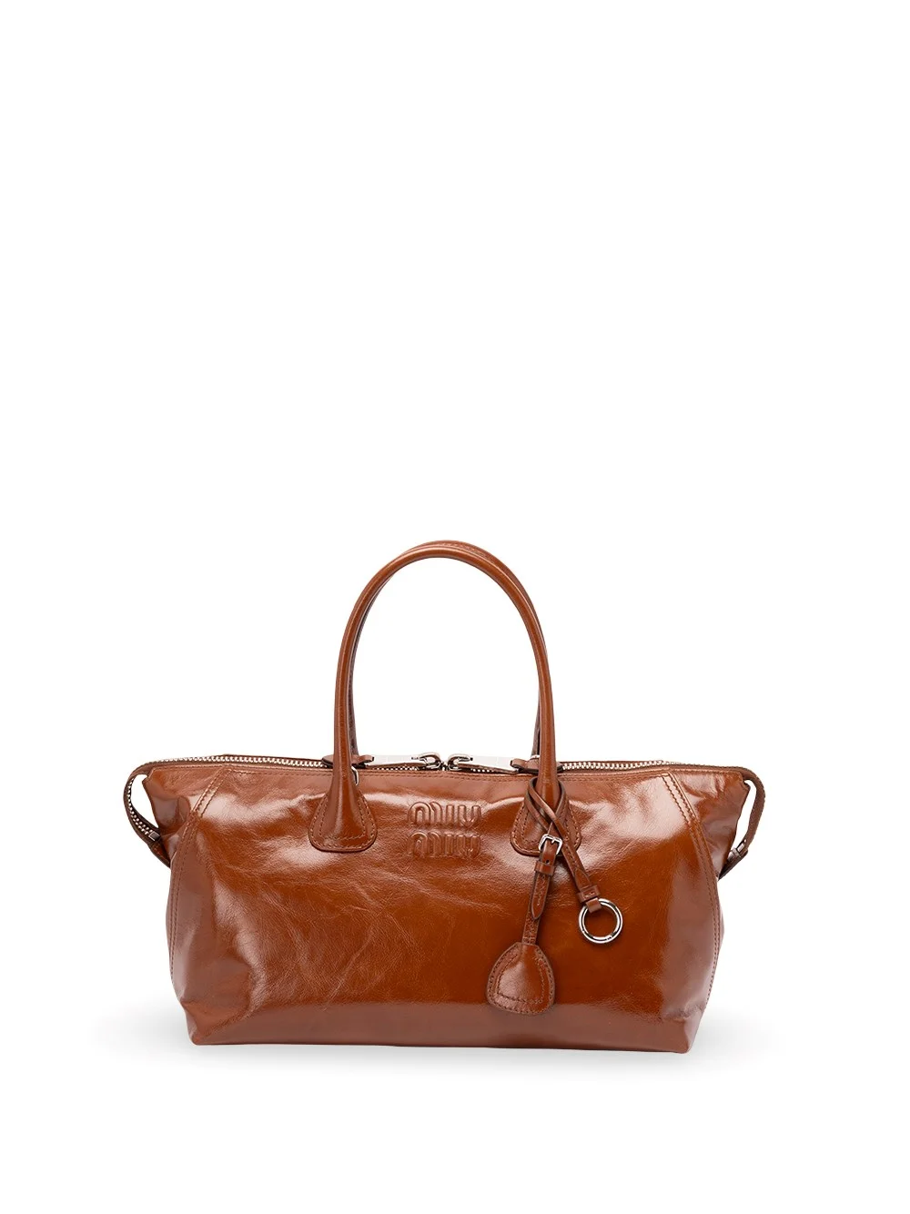 Shiny Leather Bag - 1