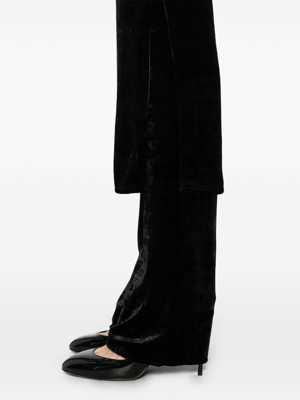 velvet skirt trousers - 5