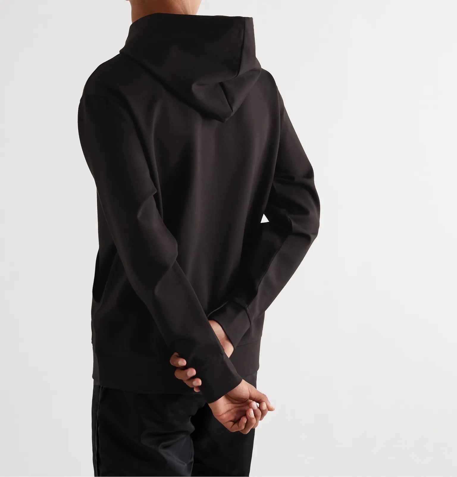 Buckle-Detailed Neoprene Hoodie - 4