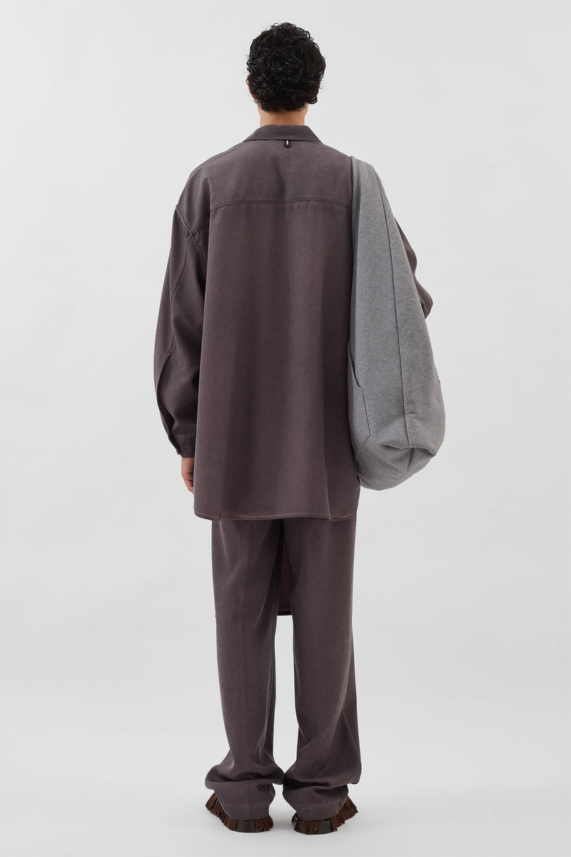 LONG PANTA SKIRT / plum 6