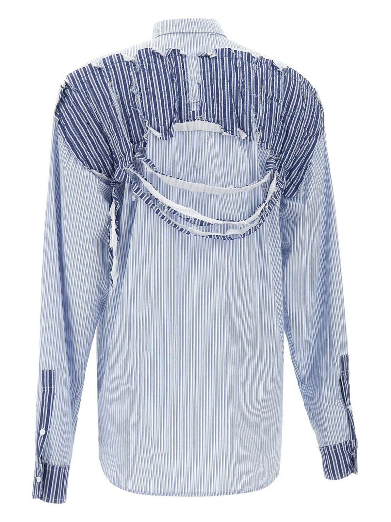 OTTOLINGER patch-detail striped shirt outlook