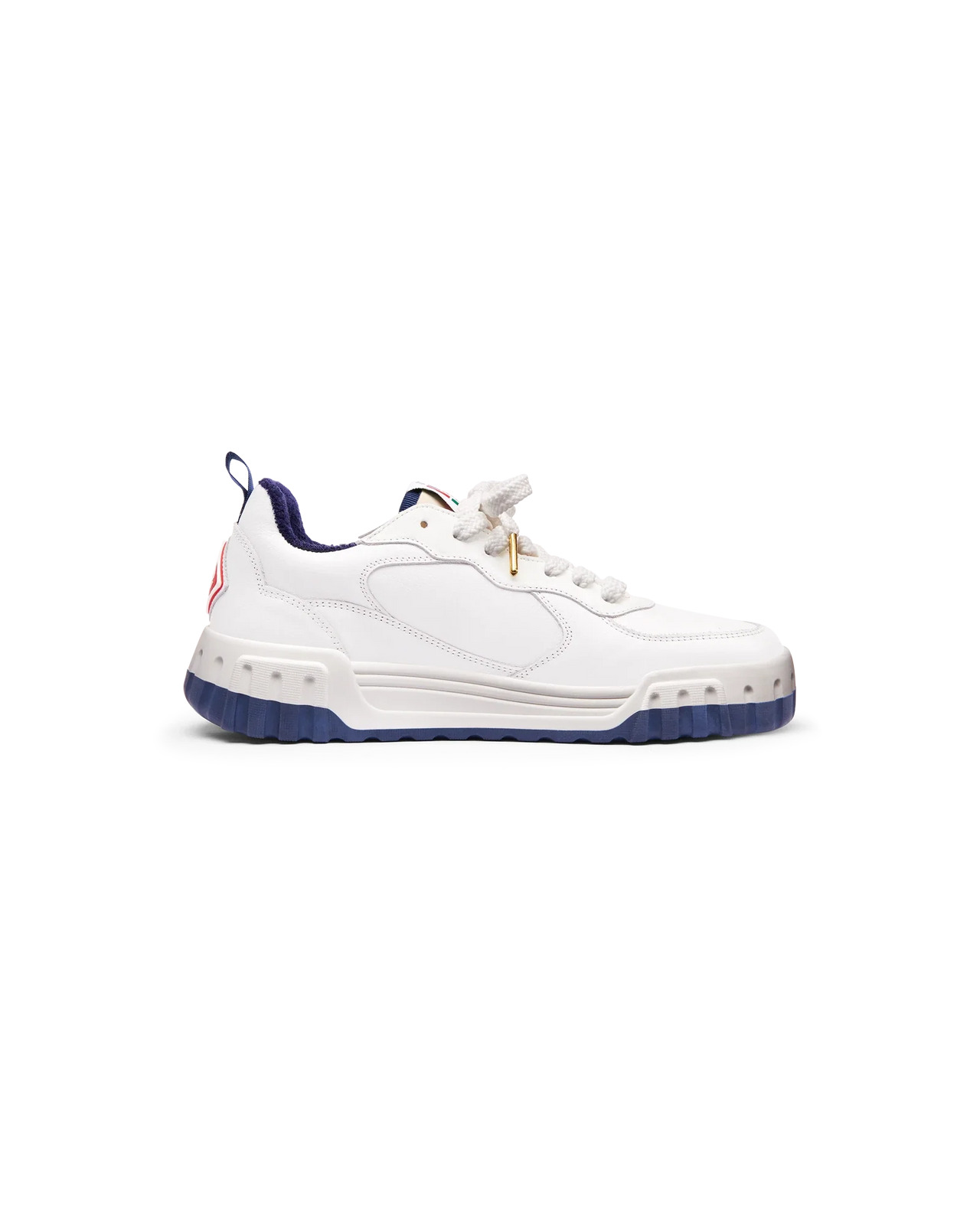 Mens The Court White & Navy Sneaker - 2