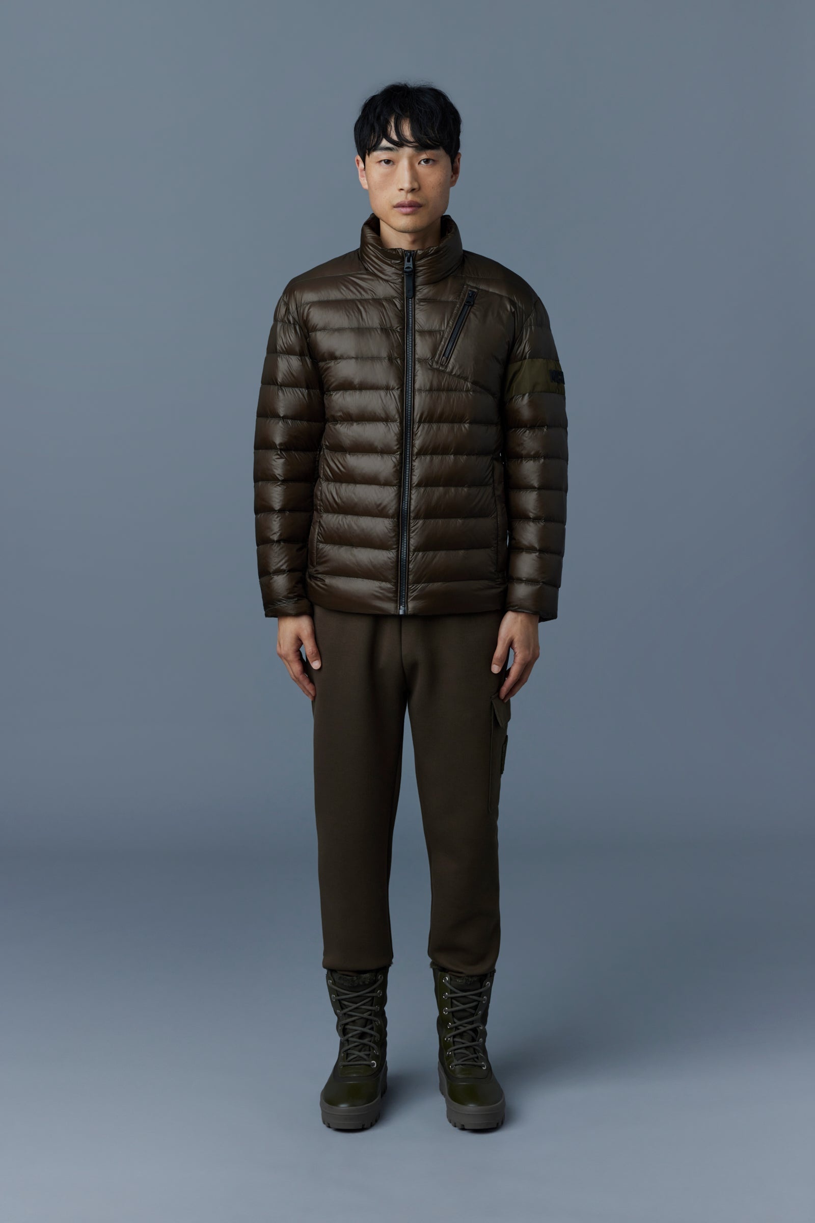 LUIS Re-Stop down jacket with patch pocket for men - 2