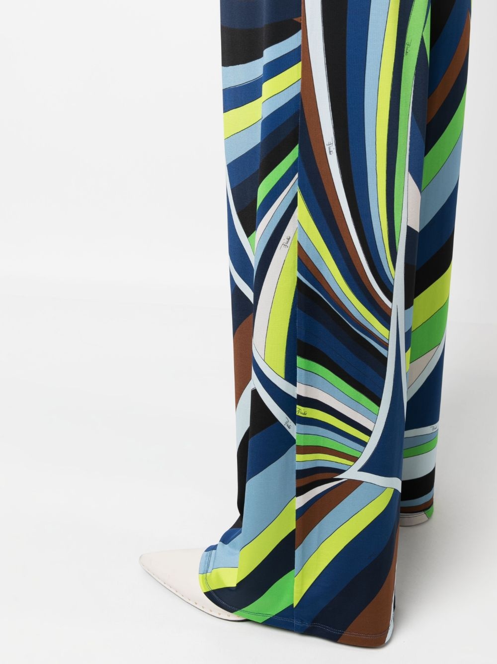 kaleidoscopic-print palazzo pants - 5