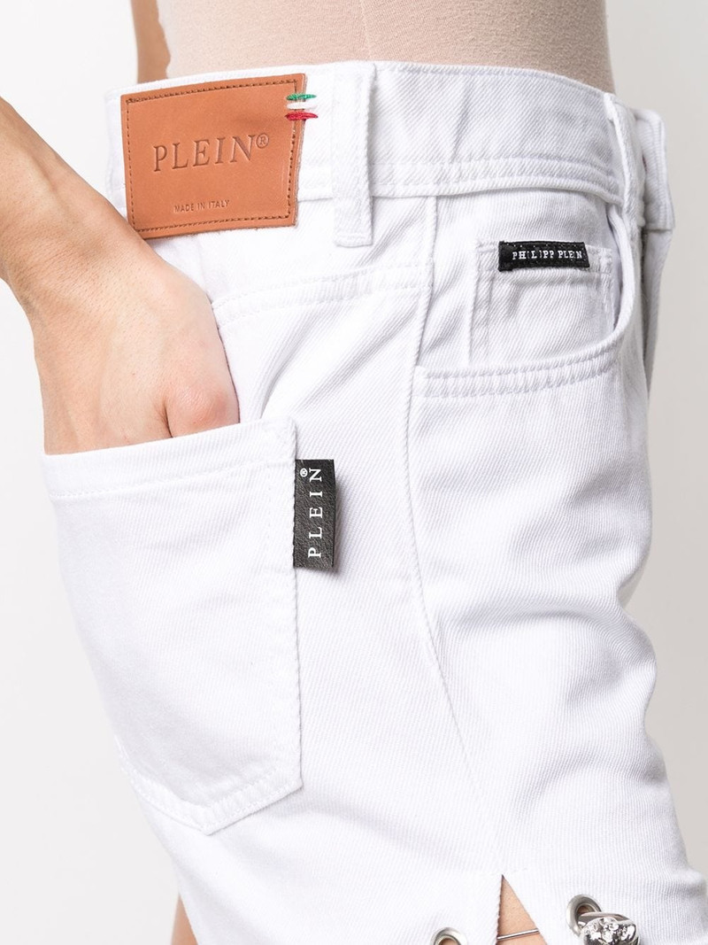 safety-pin denim shorts 5