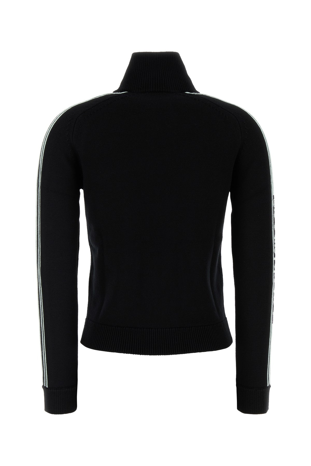 Black wool cardigan - 2