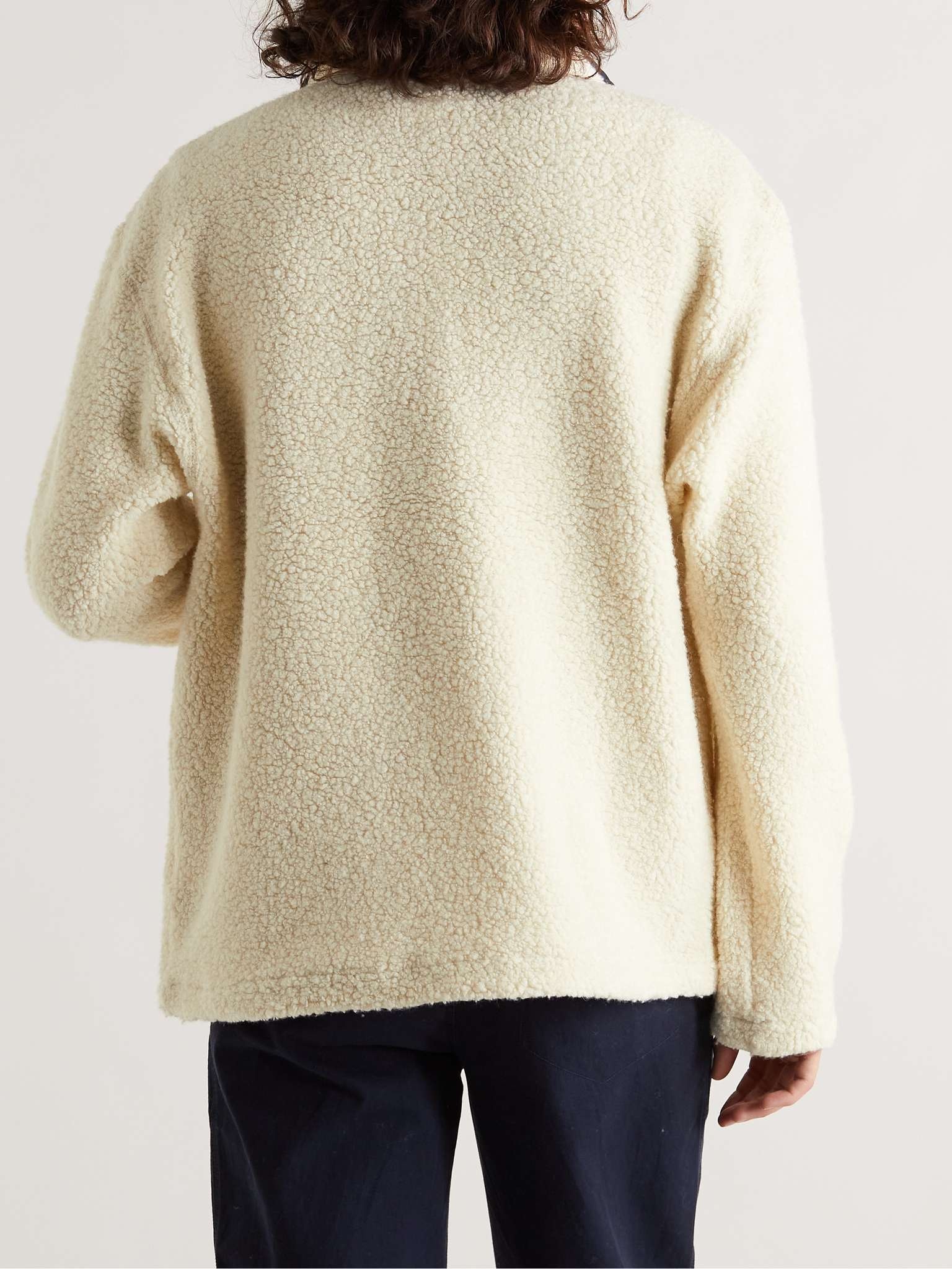 Wool-Blend Fleece Jacket - 4