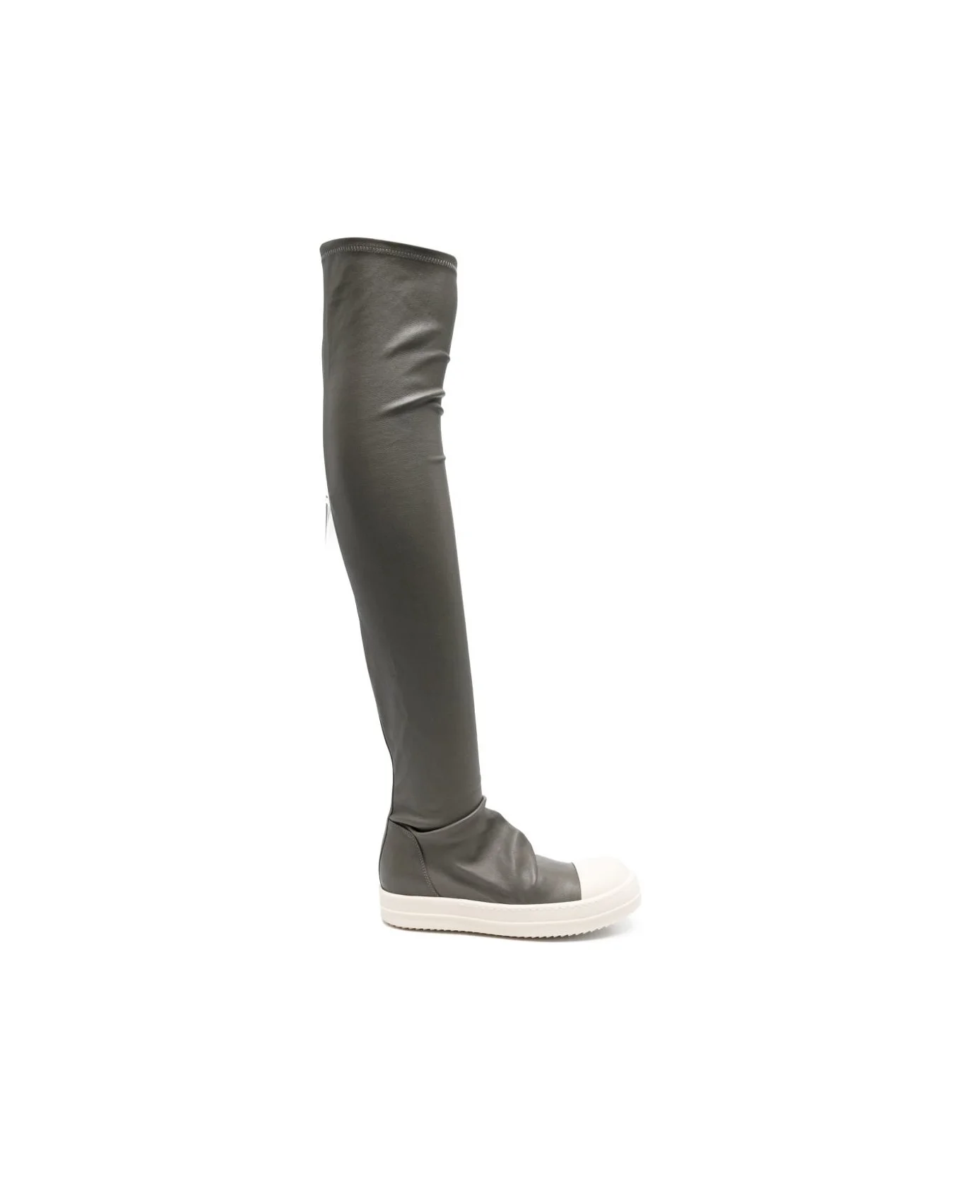 Leather Over-the-knee Boots - 1