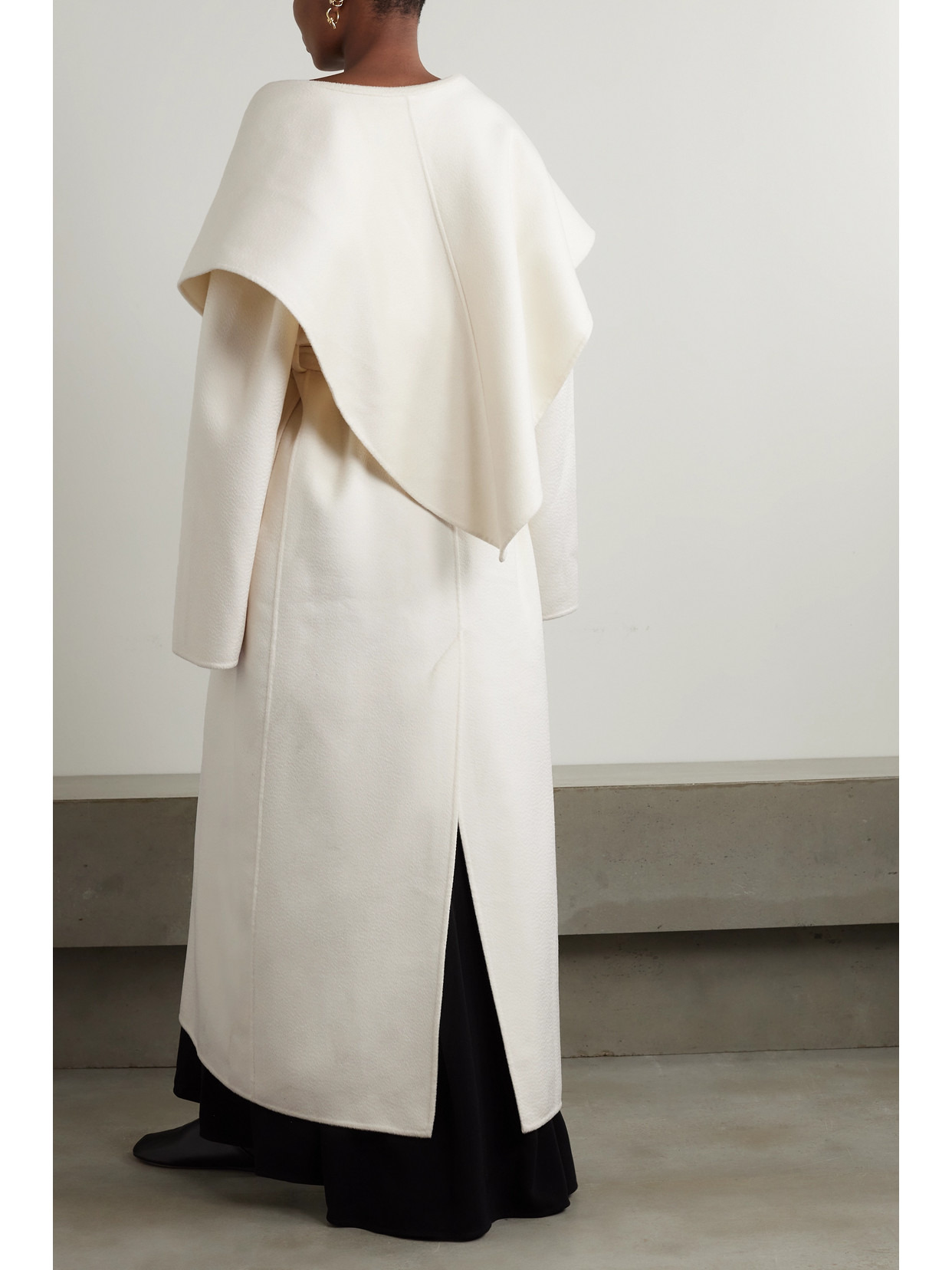 Zinnia Belted Wool-blend Felt Coat - 3