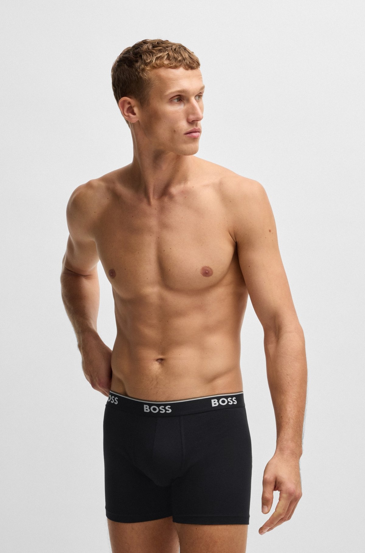 THREE-PACK OF STRETCH COTTON BOXER BRIEFS - 2