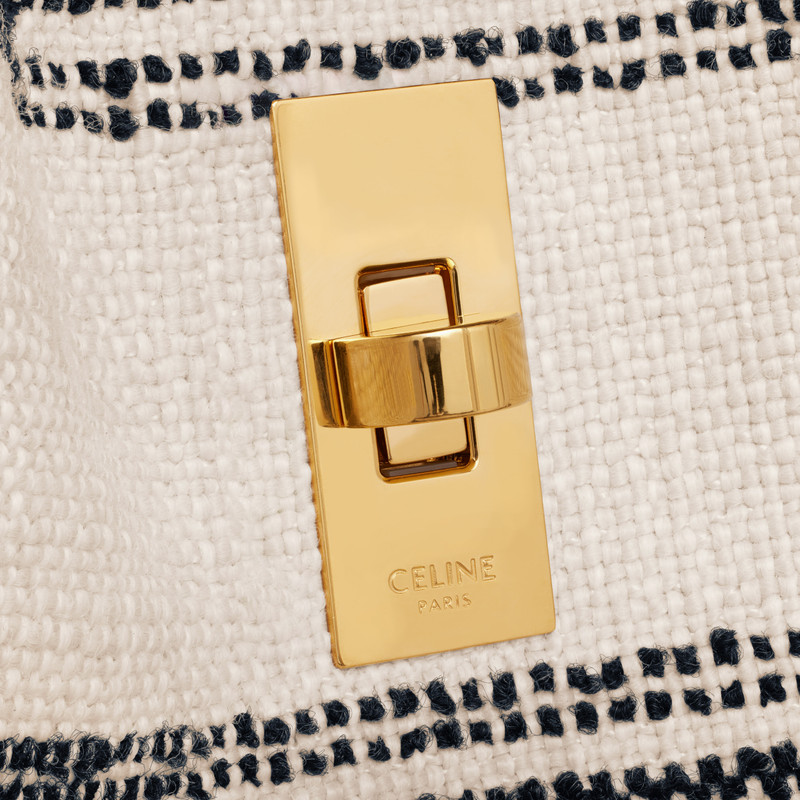 TEEN BUCKET 16 in STRIPED TEXTILE WITH CELINE JACQUARD 5