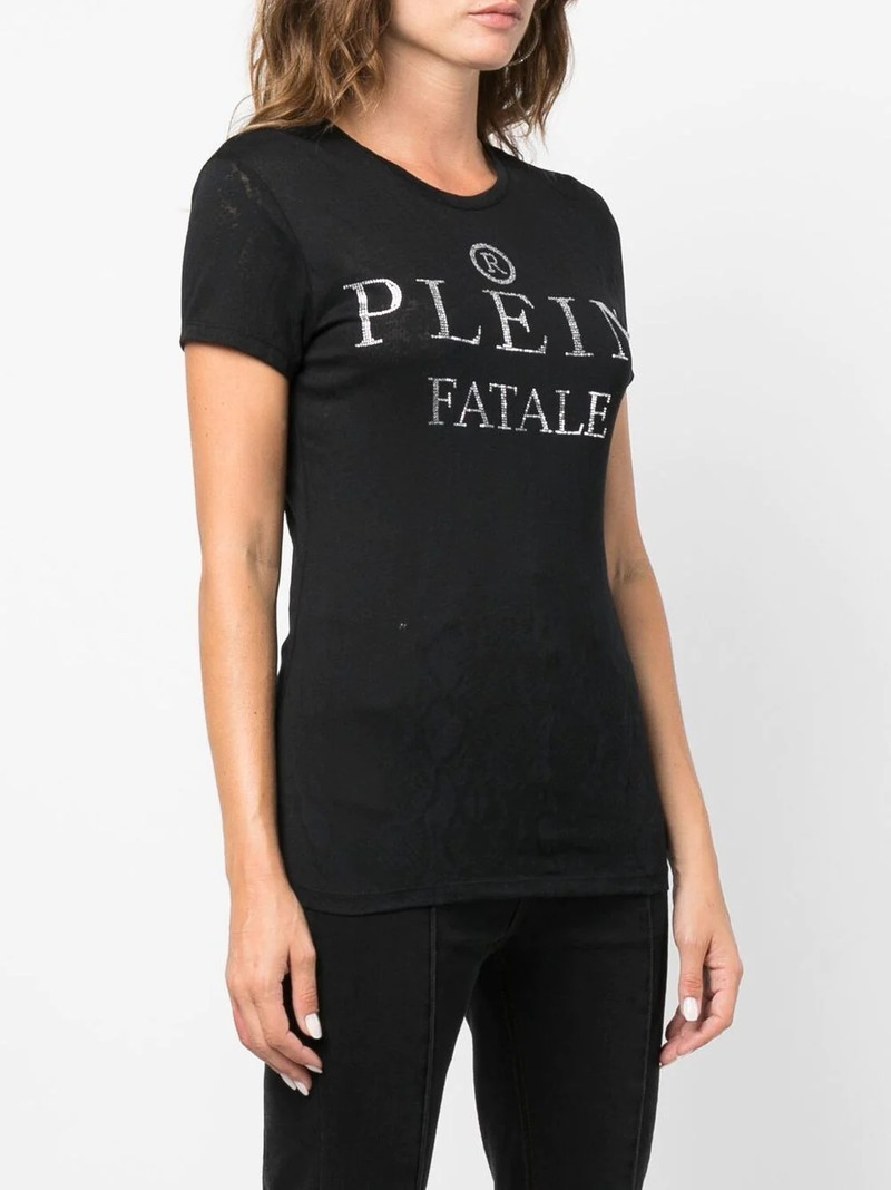 logo-embellished cotton T-shirt 3