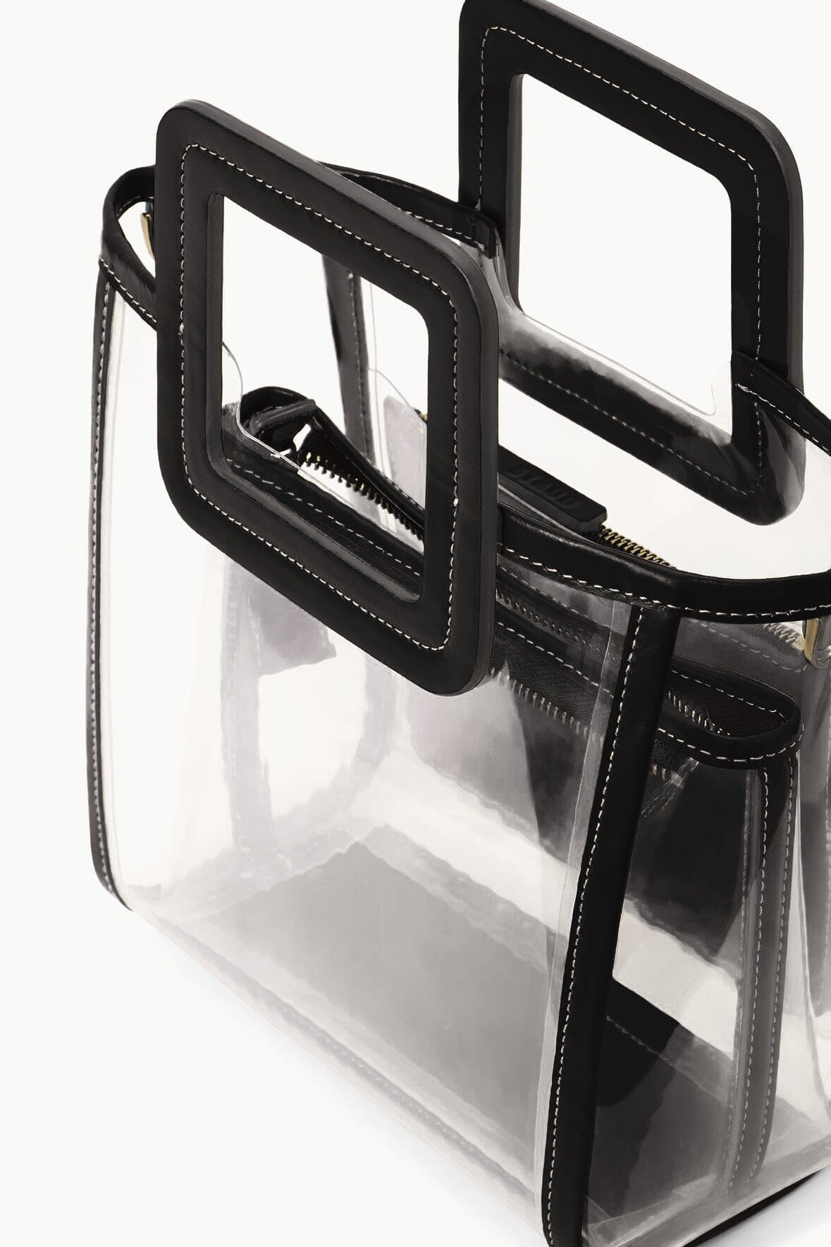 STAUD STADIUM MINI SHIRLEY BAG CLEAR BLACK - 3