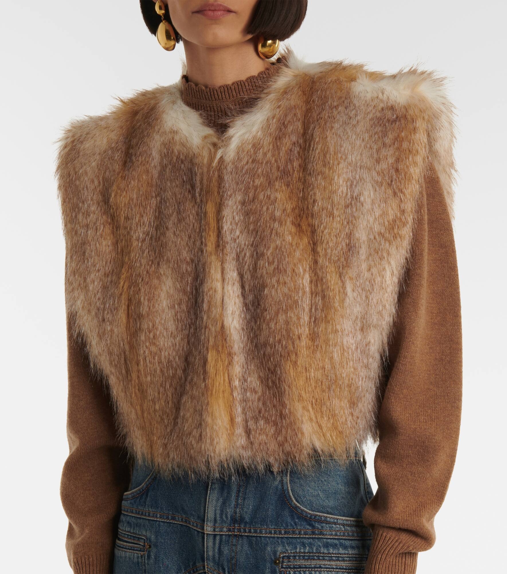 Alexina faux fur vest - 5