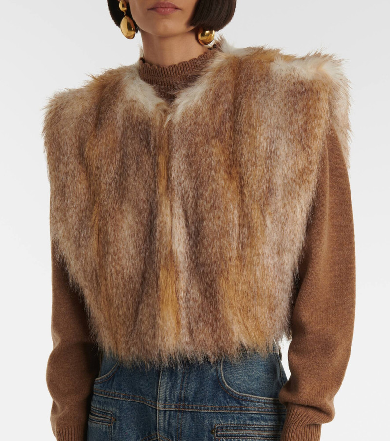 Alexina faux fur vest 5