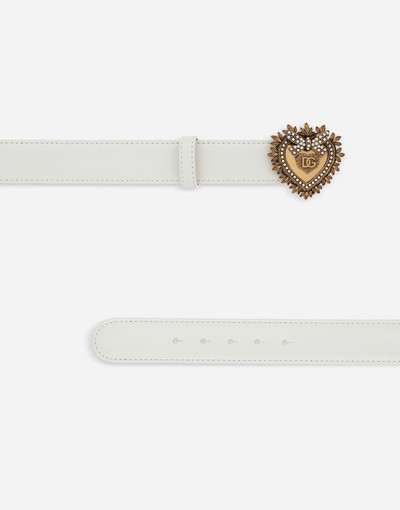 Dolce & Gabbana Leather Devotion belt outlook