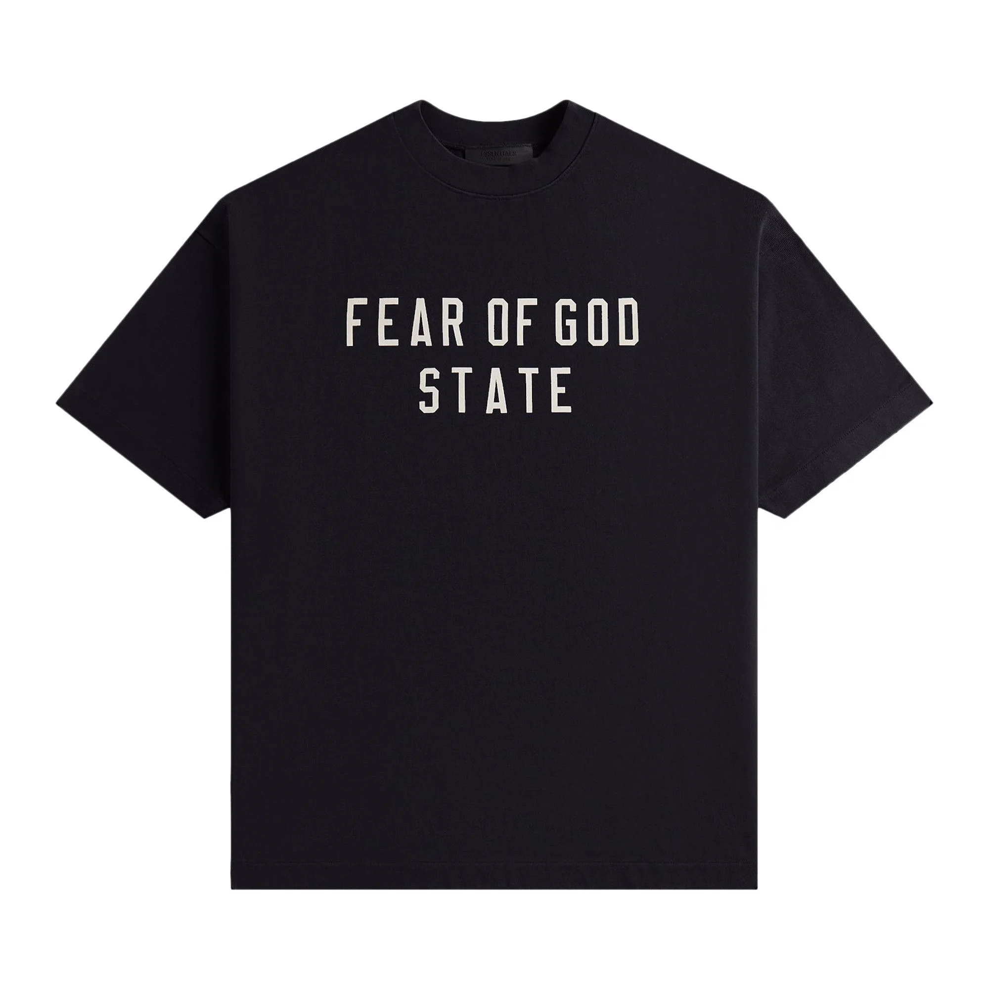 Fear of God Essentials Heavy Crewneck Tee 'Black' - 1