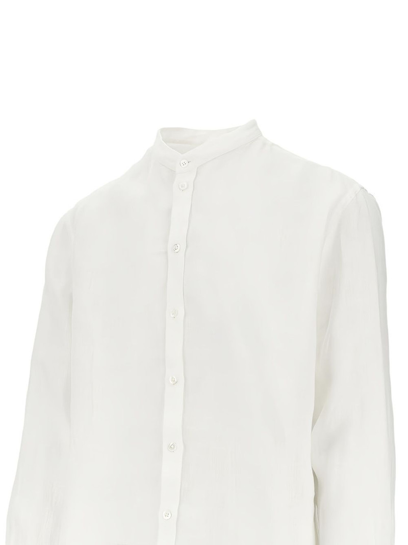 collarless long-sleeve shirt 3
