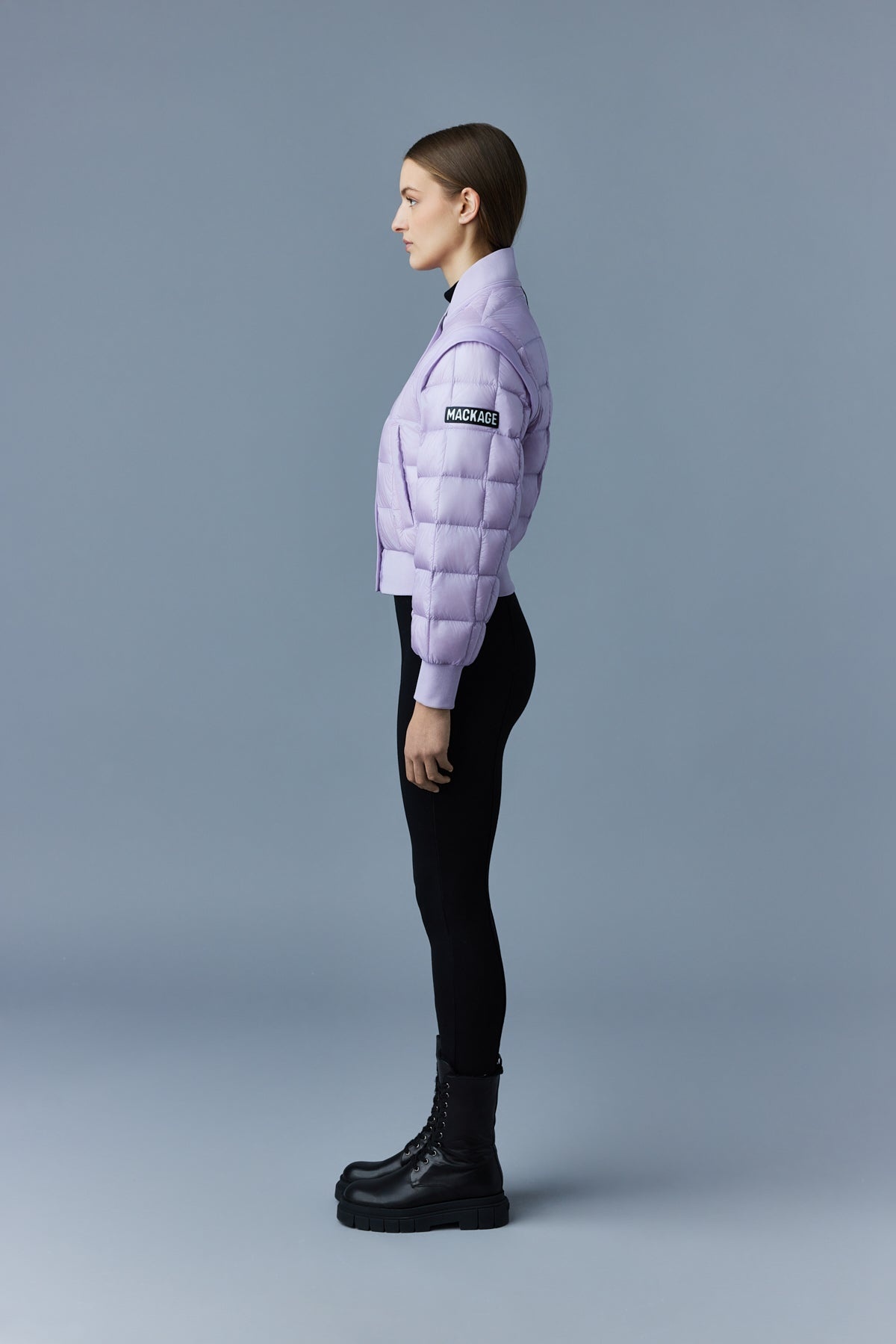 ANI 2-in-1 recycled E3-Lite down bomber jacket - 3
