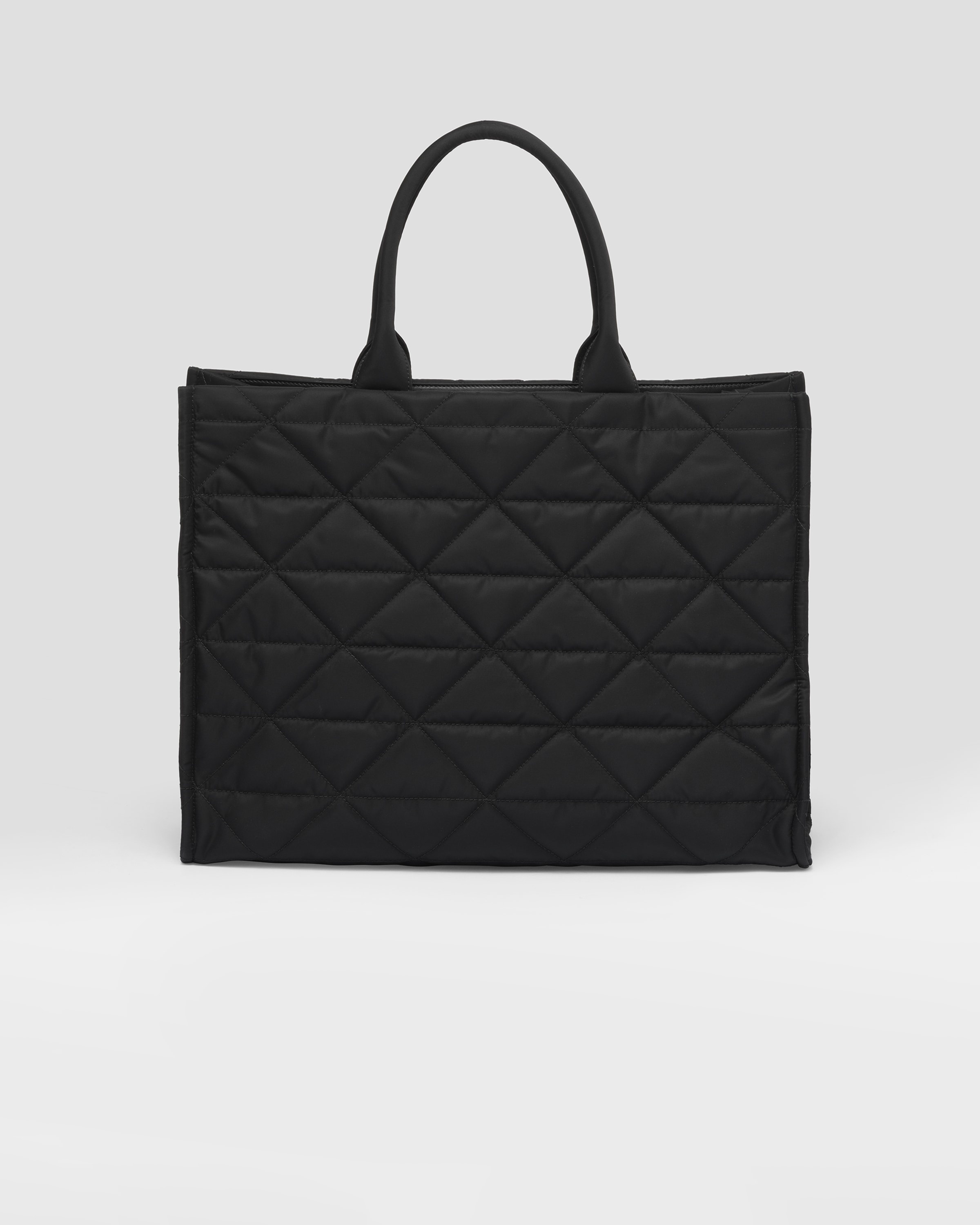 Re-Nylon shopping bag with topstitching - 4