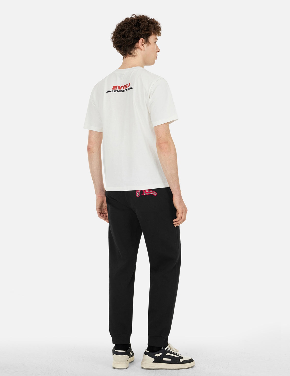 Totem Seagull Embroidery Straight Fit Sweatpants - 3
