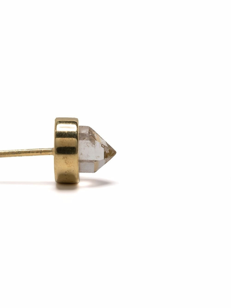 Parts of Four crystal stud earring outlook