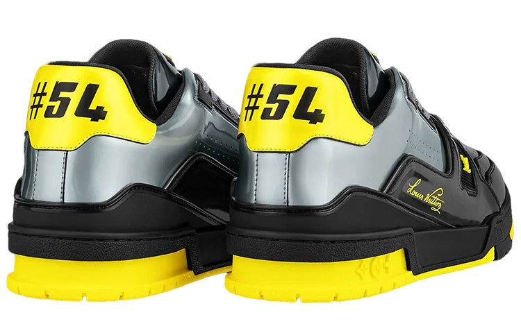 LOUIS VUITTON Trainers 'Black Yellow Silver' 1A9JTM - 3