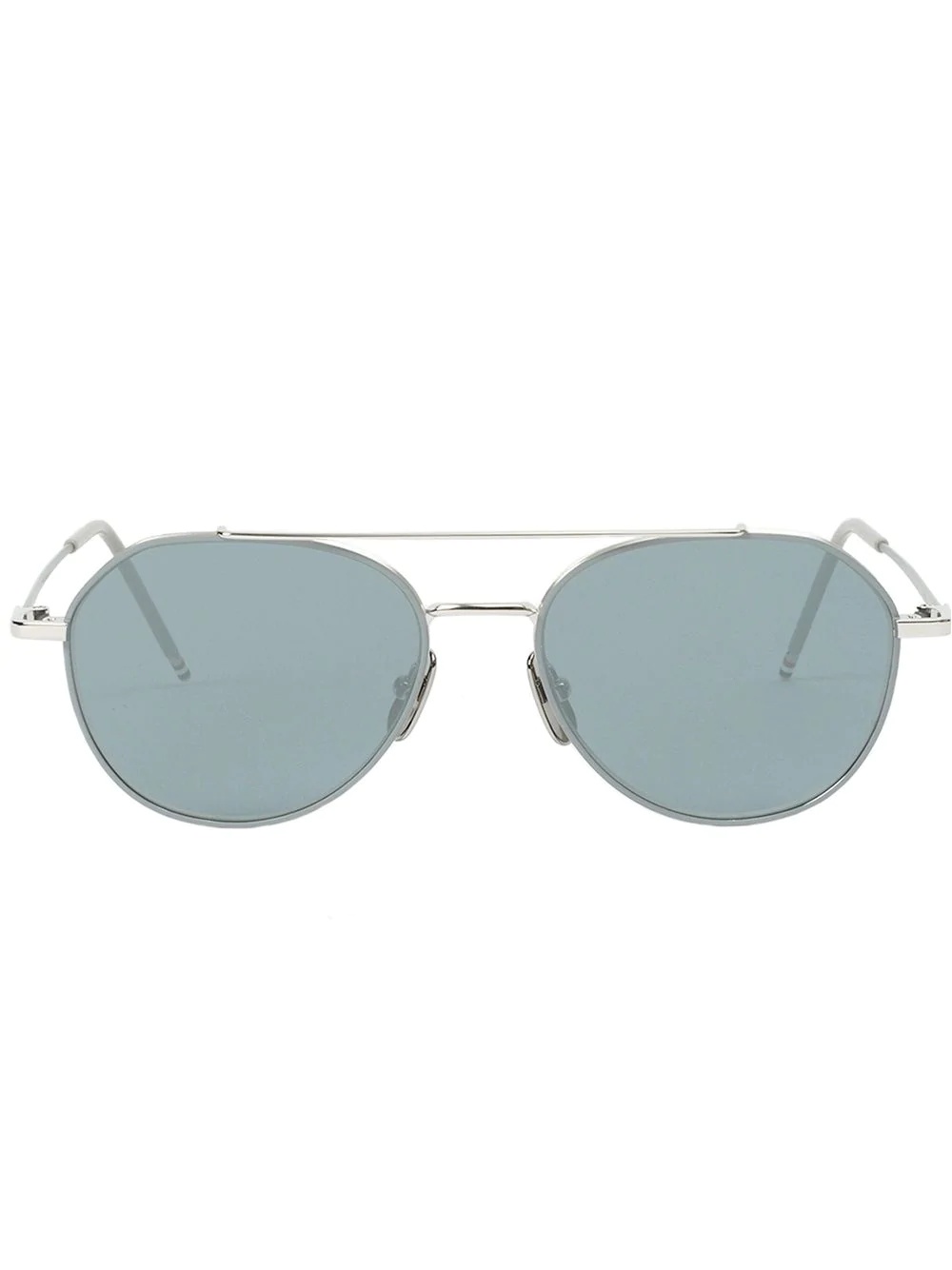 Silver Aviator Sunglasses - 1