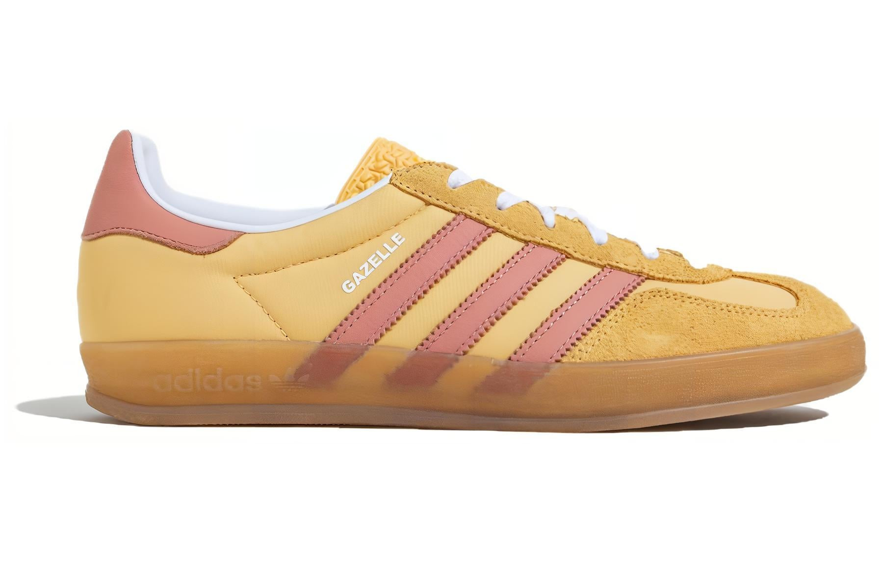 (WMNS) adidas Originals Gazelle Indoor 'Yellow Pink' IE2959 - 4