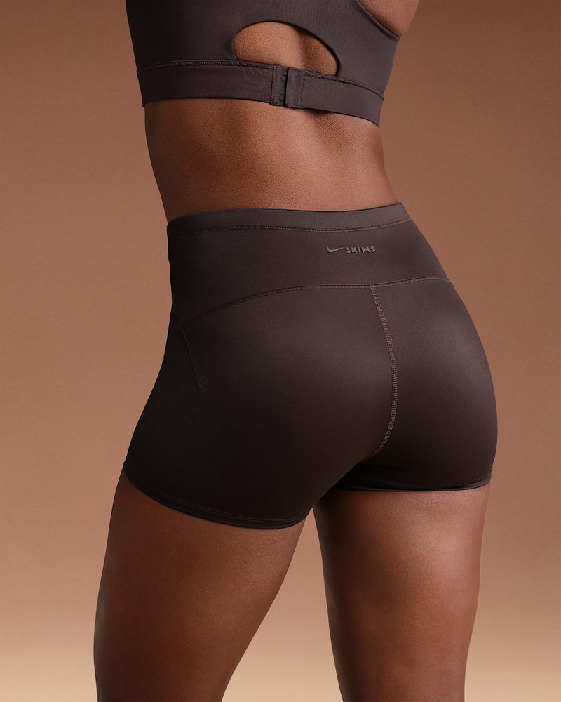 NikeSKIMS Shine Women's Mid-Rise 2" Boyshorts with Drawcord 3