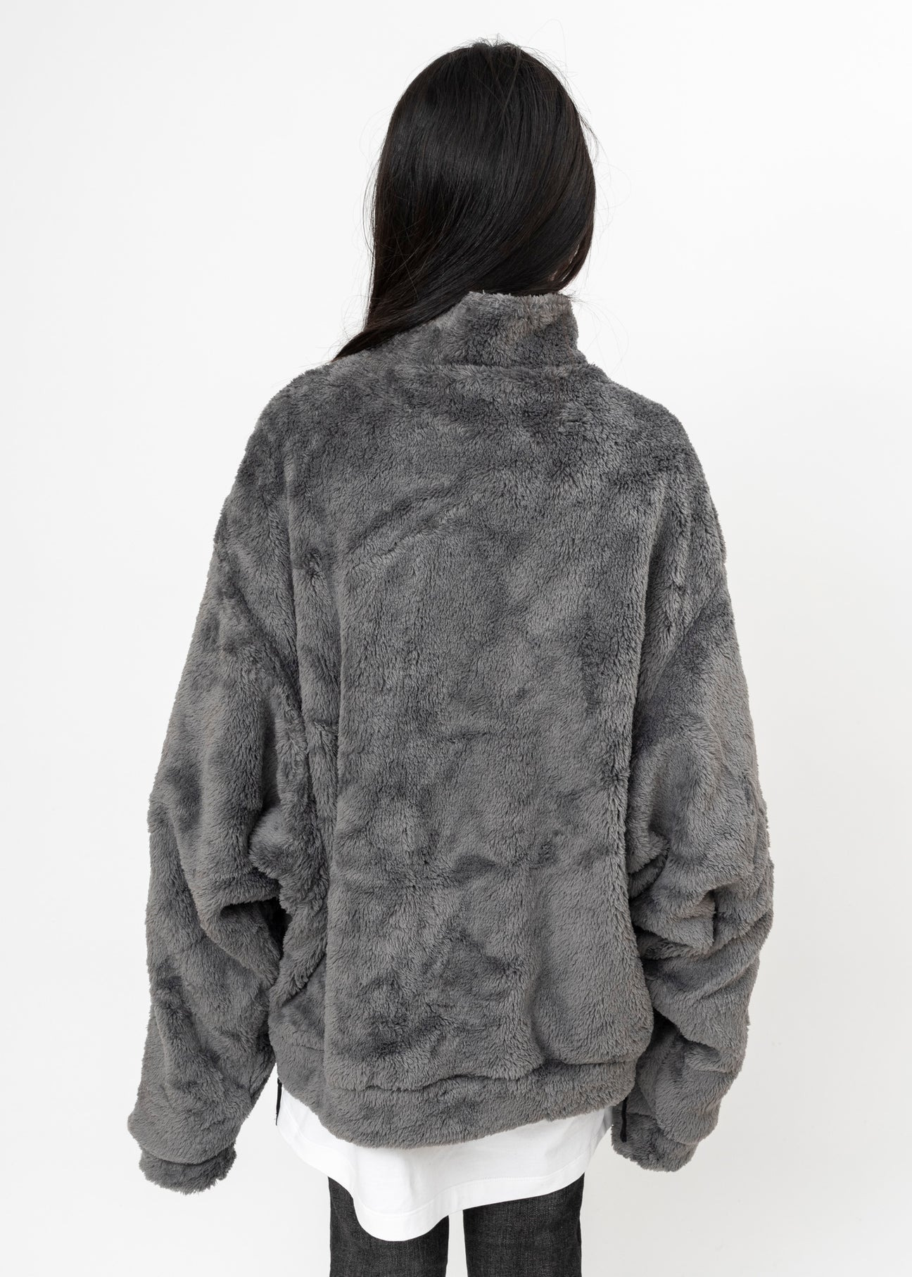 GREY DOUBLET GLOWINTHEDARK SKELTON FLEECEJACKET - 3