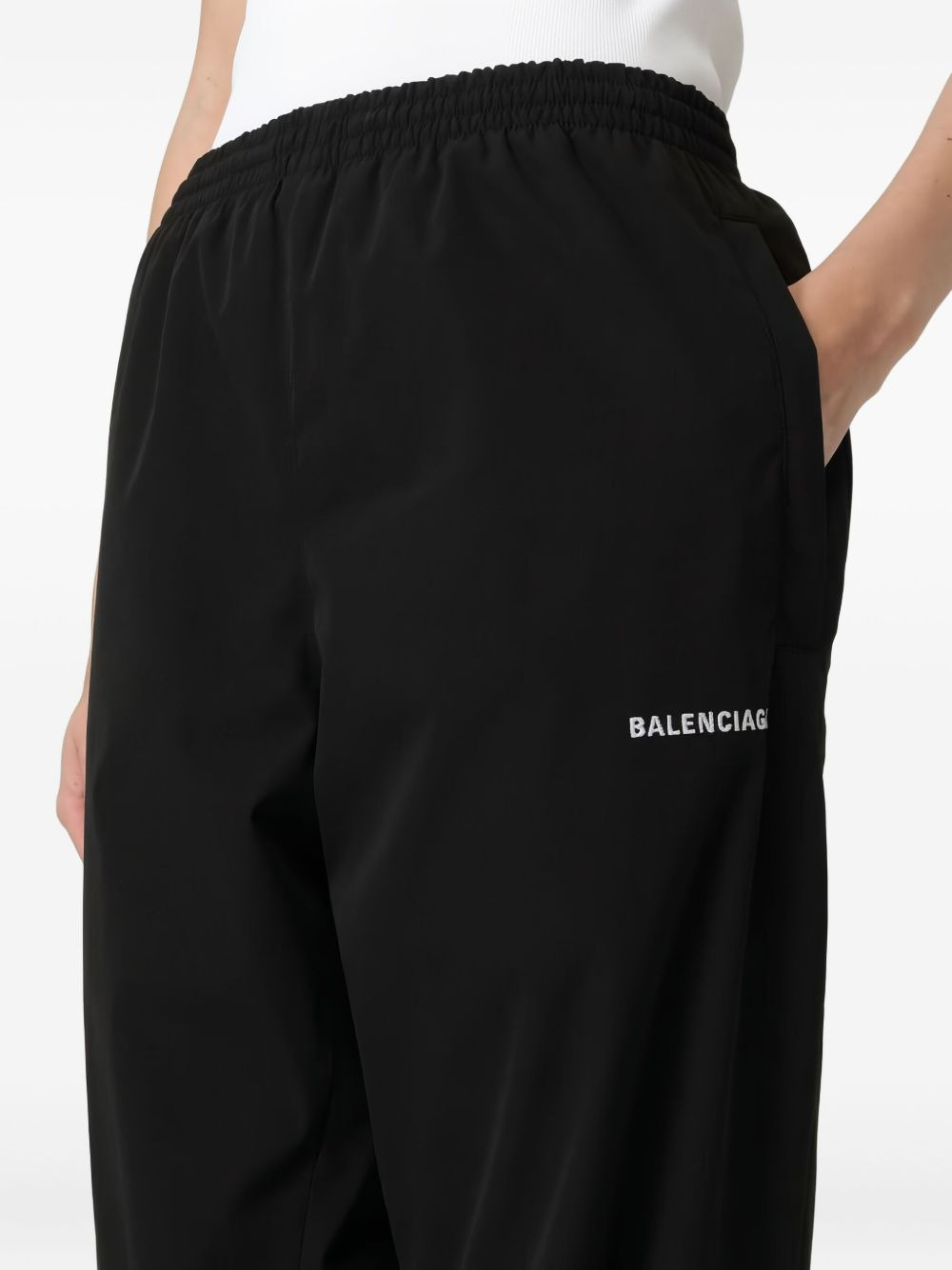 elastic-waistband track pants - 3